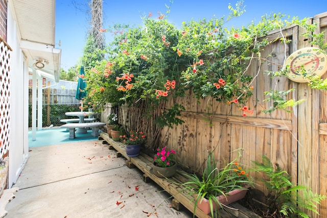 view of patio