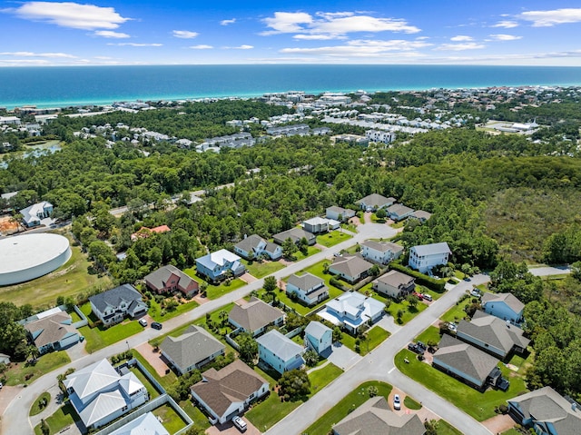258 Tropical Breeze Dr, Santa Rosa Beach, FL 32459 - aerial view of residential area featuring a large body of water