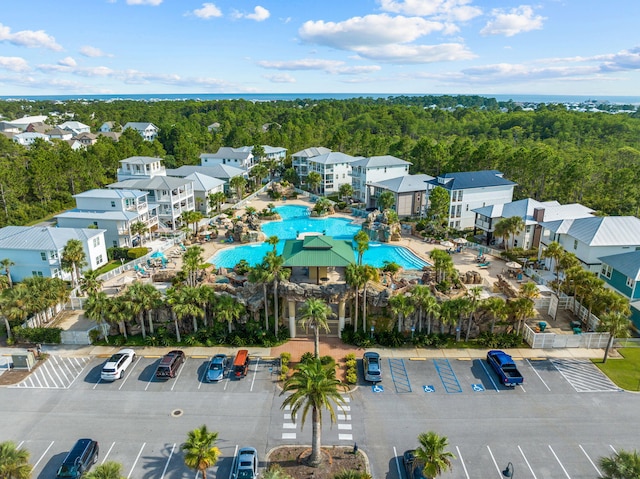 258 Tropical Breeze Dr, Santa Rosa Beach, FL 32459 - aerial view of a pool