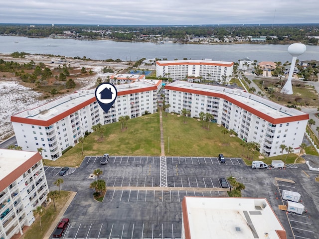 909 Santa Rosa Blvd Unit 234, Fort Walton Beach, FL 32548 - aerial view featuring a water view
