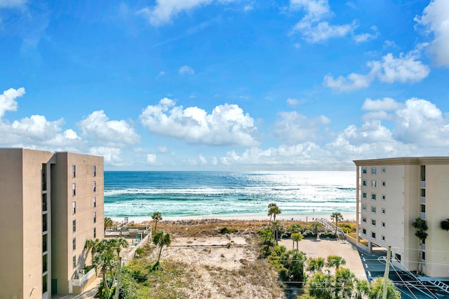 water view featuring a view of the beach