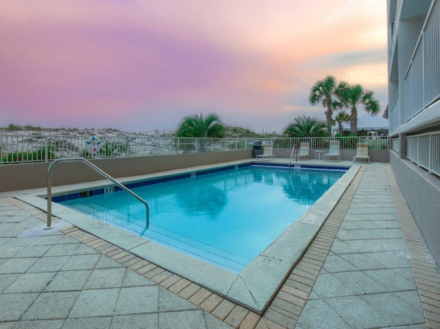 376 Santa Rosa Boulevard Unit 112 - 2Nd Floor, Fort Walton Beach, FL 32548 - pool at dusk with a patio
