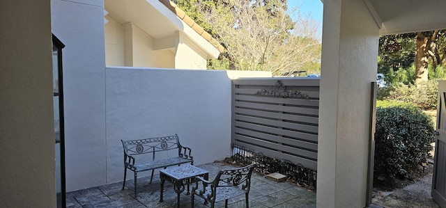 view of patio