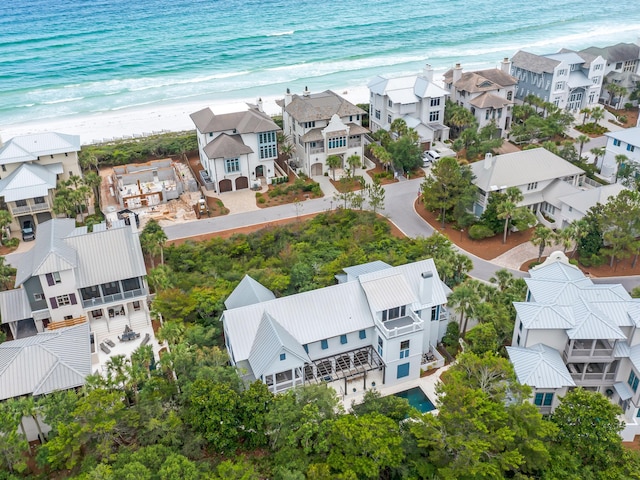 107 E Bermuda Dr, Santa Rosa Beach, FL 32459 - aerial view of residential area featuring expansive beach