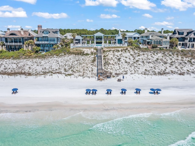 107 E Bermuda Dr, Santa Rosa Beach, FL 32459 - surrounding community with view of water and beach and a residential view