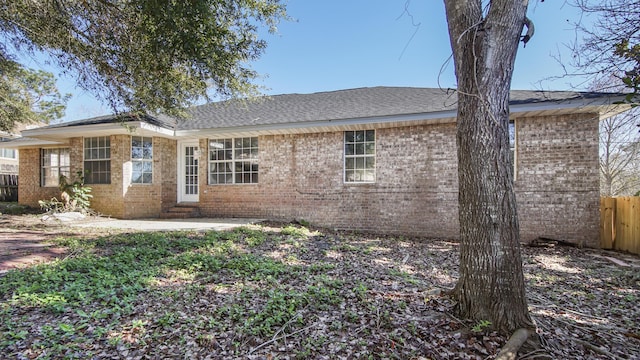 view of rear view of property