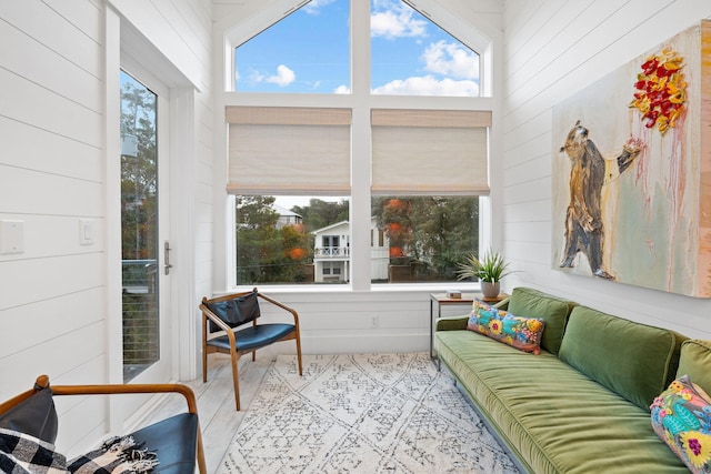 sunroom / solarium with plenty of natural light