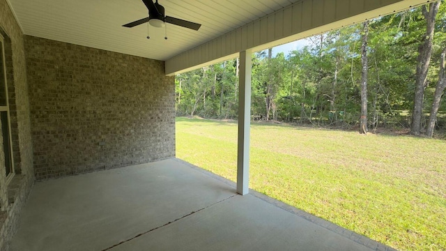 2718 Louis Cir, Crestview, FL 32536 - view of patio with ceiling fan