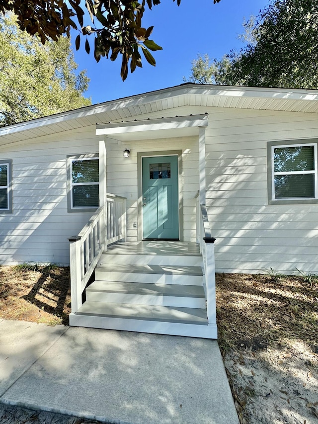 view of property entrance