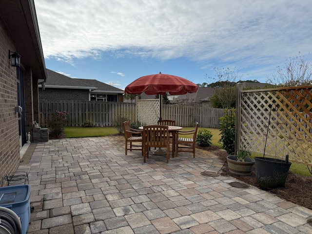 view of patio