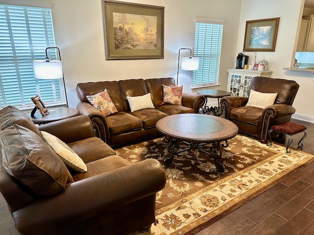 view of living room