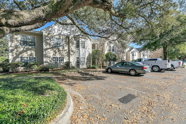 view of car parking