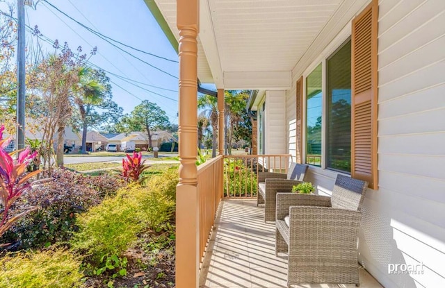 view of patio / terrace featuring a porch