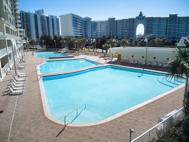 view of pool