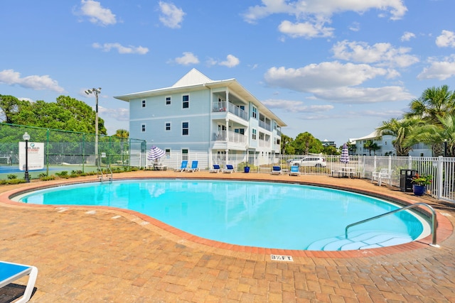 view of pool