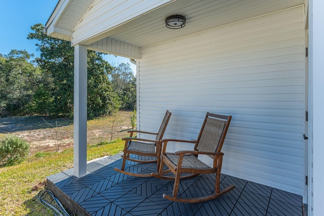 view of deck