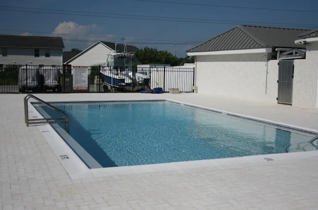 view of pool