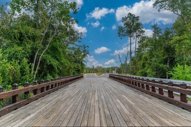 view of property's community featuring a deck