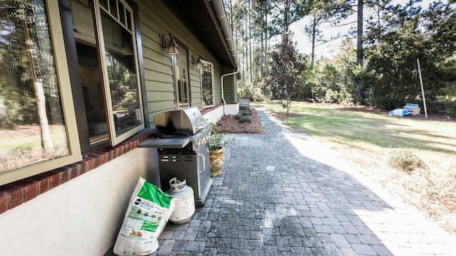 exterior space featuring a patio