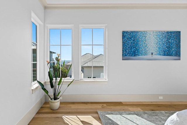 interior space featuring hardwood / wood-style floors