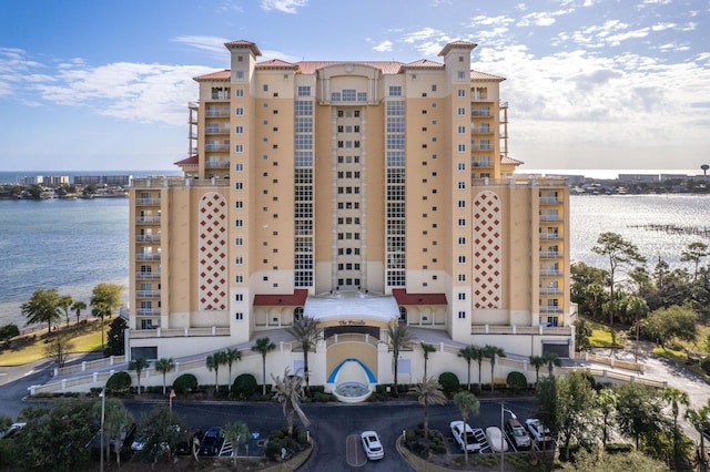 view of property featuring a water view