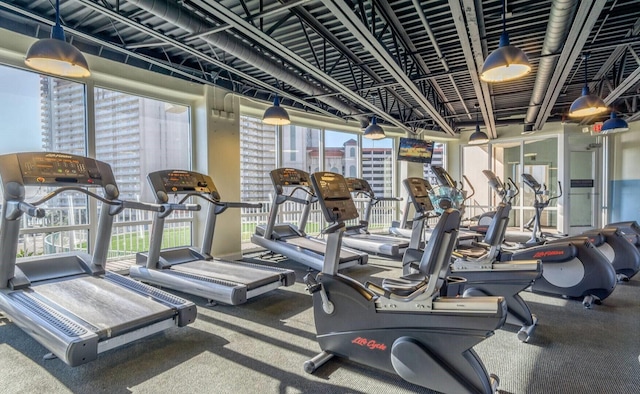 9860 S Thomas Dr Unit 1805, Panama City Beach, FL 32408 - view of exercise room
