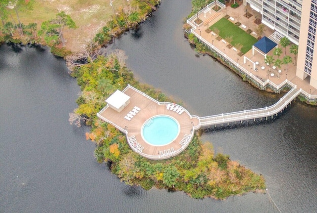 9860 S Thomas Dr Unit 1805, Panama City Beach, FL 32408 - aerial view featuring a water view