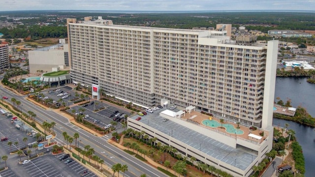 9860 S Thomas Dr Unit 1805, Panama City Beach, FL 32408 - bird's eye view featuring a water view