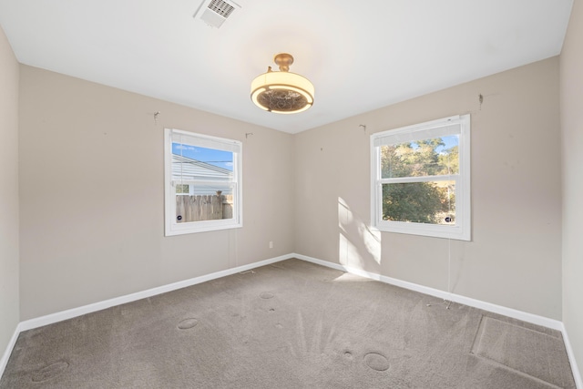 empty room featuring carpet