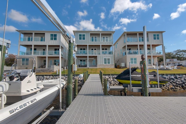 view of dock