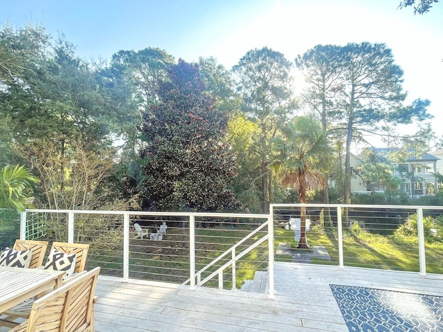 view of deck