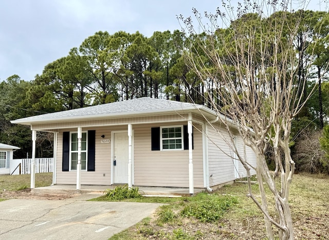 bungalow-style house with a porch