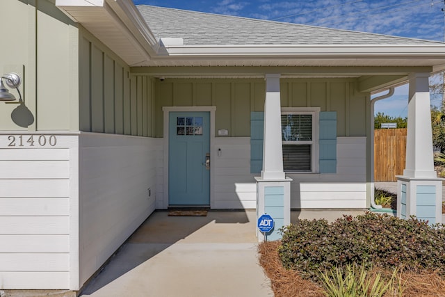 view of entrance to property