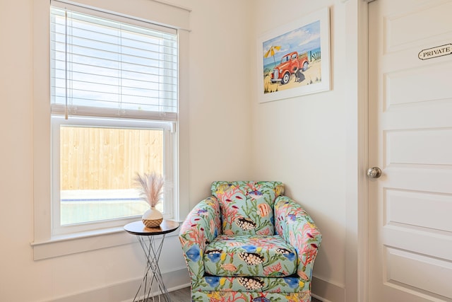 view of sitting room