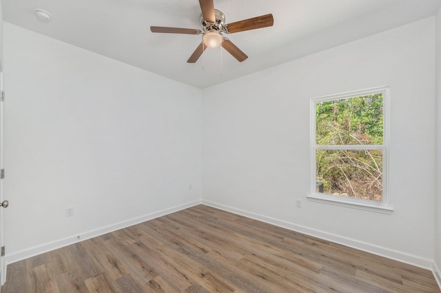 LOT7 Tansey St, Crestview, FL 32539 - empty room with hardwood / wood-style flooring and ceiling fan