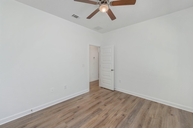 LOT7 Tansey St, Crestview, FL 32539 - unfurnished room featuring ceiling fan and light wood-type flooring