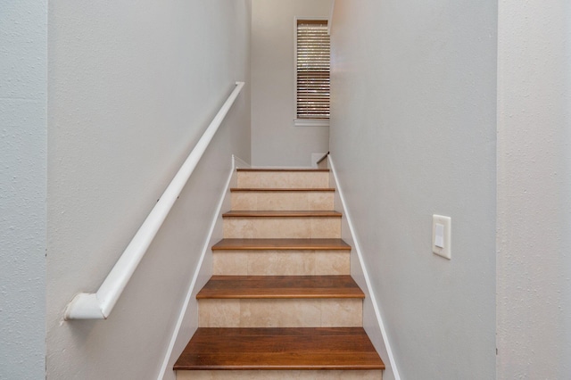 view of staircase