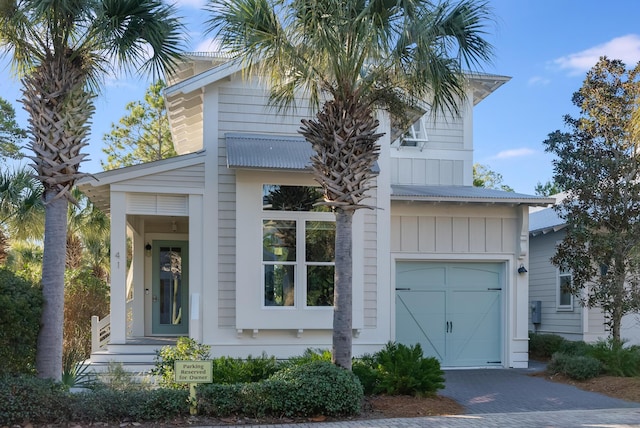 41 Tresca Lake Ct, Santa Rosa Beach, FL 32459 - view of front of home with driveway and board and batten siding