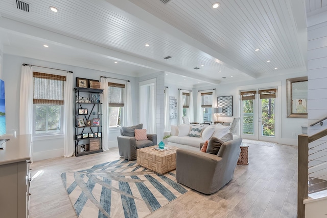 41 Tresca Lake Ct, Santa Rosa Beach, FL 32459 - living area featuring light wood-type flooring and recessed lighting