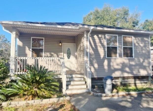 view of front of house with a porch