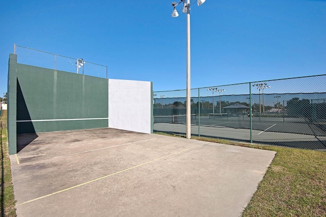 view of sport court