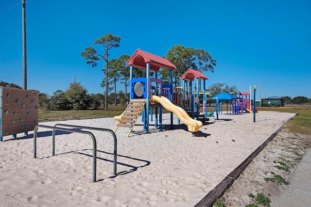 view of play area