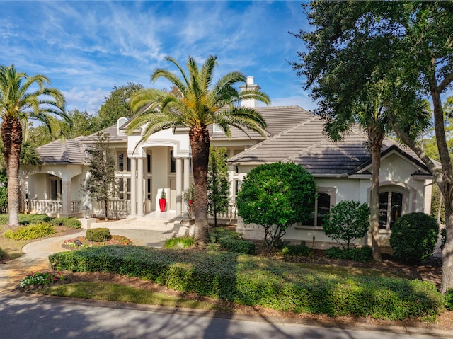 view of mediterranean / spanish-style home