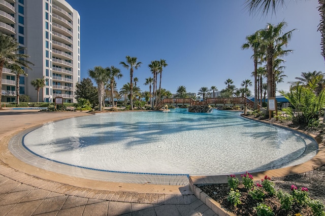 view of pool