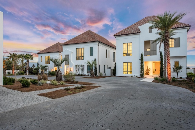 view of mediterranean / spanish house