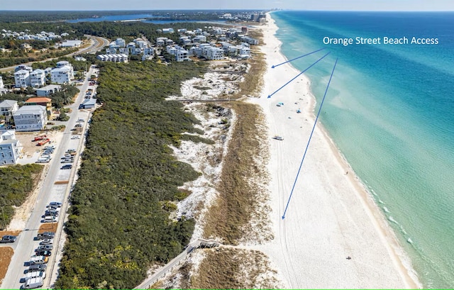 bird's eye view of expansive coastline