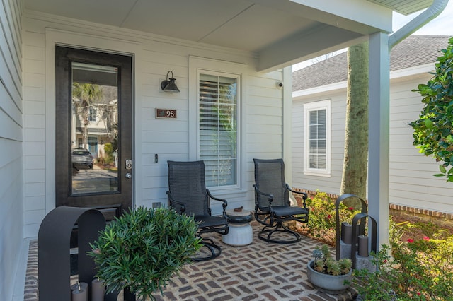 view of patio / terrace with covered porch