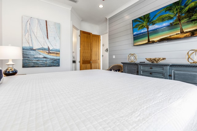11 Wadleigh Way, Miramar Beach, FL 32550 - bedroom featuring crown molding and recessed lighting
