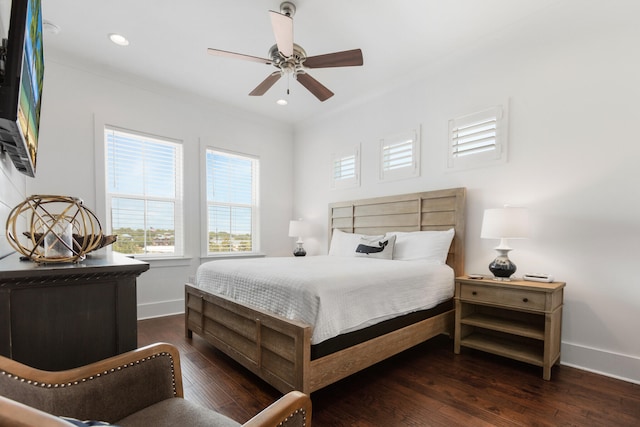 11 Wadleigh Way, Miramar Beach, FL 32550 - bedroom featuring ornamental molding, baseboards, and wood finished floors