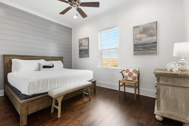 11 Wadleigh Way, Miramar Beach, FL 32550 - bedroom with a ceiling fan, baseboards, and wood finished floors
